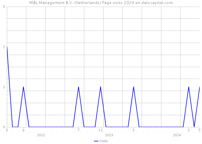 M&L Management B.V. (Netherlands) Page visits 2024 