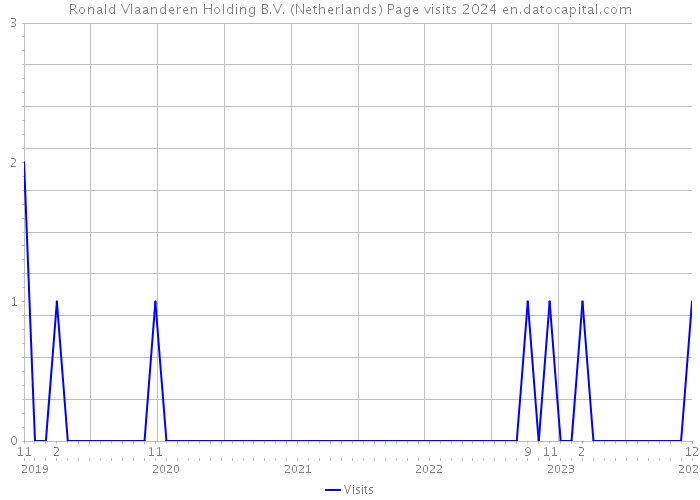 Ronald Vlaanderen Holding B.V. (Netherlands) Page visits 2024 