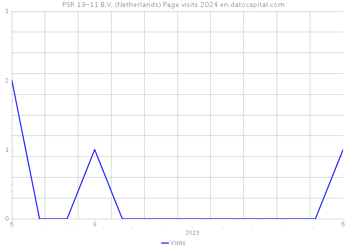 PSR 19-11 B.V. (Netherlands) Page visits 2024 