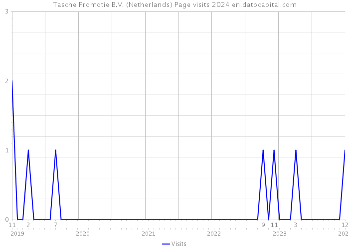 Tasche Promotie B.V. (Netherlands) Page visits 2024 