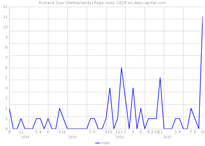 Richard Zuur (Netherlands) Page visits 2024 