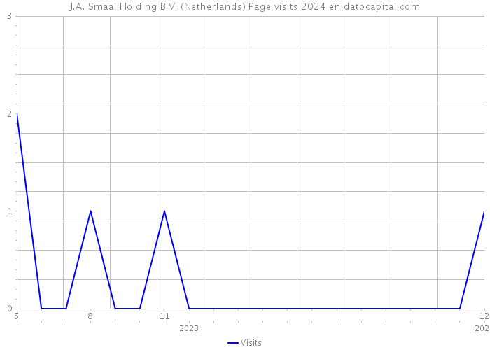 J.A. Smaal Holding B.V. (Netherlands) Page visits 2024 