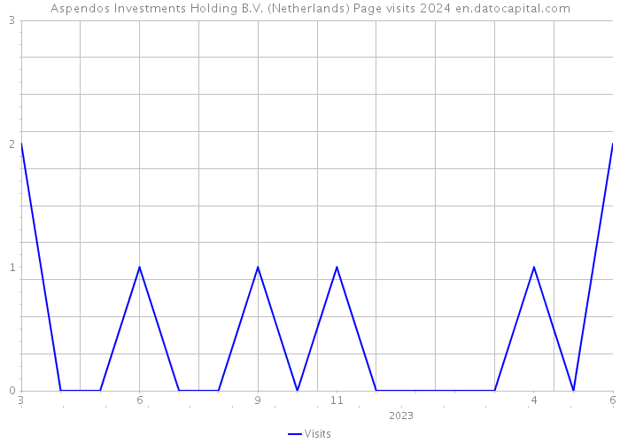 Aspendos Investments Holding B.V. (Netherlands) Page visits 2024 