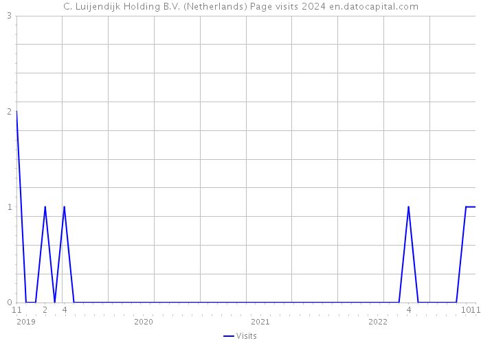 C. Luijendijk Holding B.V. (Netherlands) Page visits 2024 
