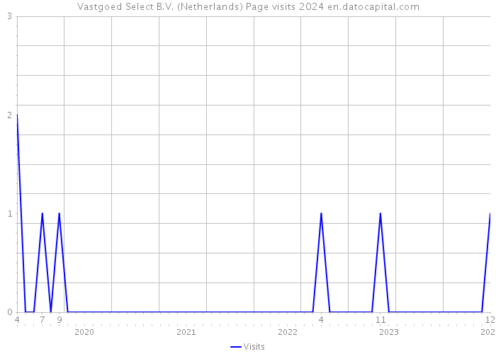 Vastgoed Select B.V. (Netherlands) Page visits 2024 