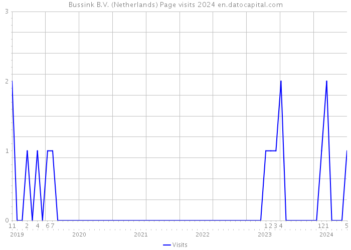 Bussink B.V. (Netherlands) Page visits 2024 
