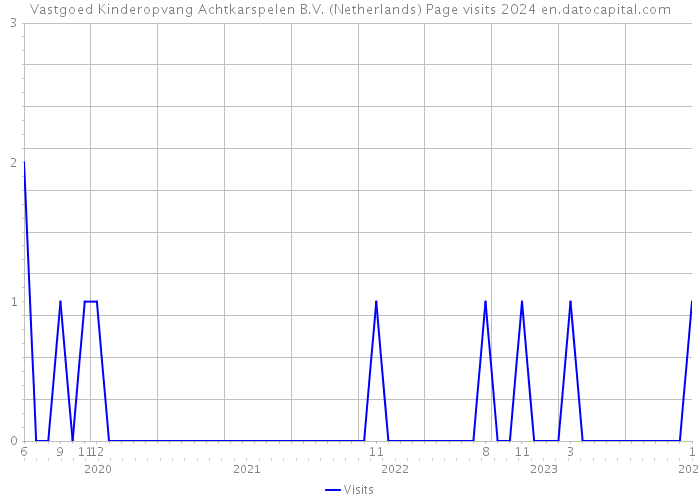 Vastgoed Kinderopvang Achtkarspelen B.V. (Netherlands) Page visits 2024 