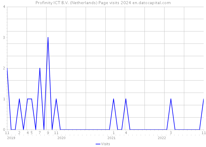 Profinity ICT B.V. (Netherlands) Page visits 2024 