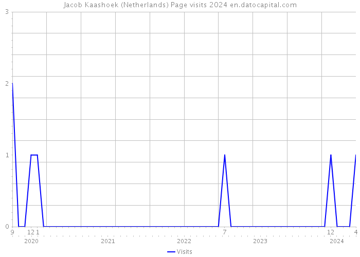 Jacob Kaashoek (Netherlands) Page visits 2024 