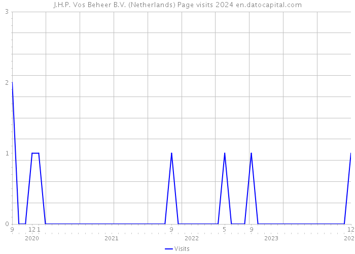 J.H.P. Vos Beheer B.V. (Netherlands) Page visits 2024 