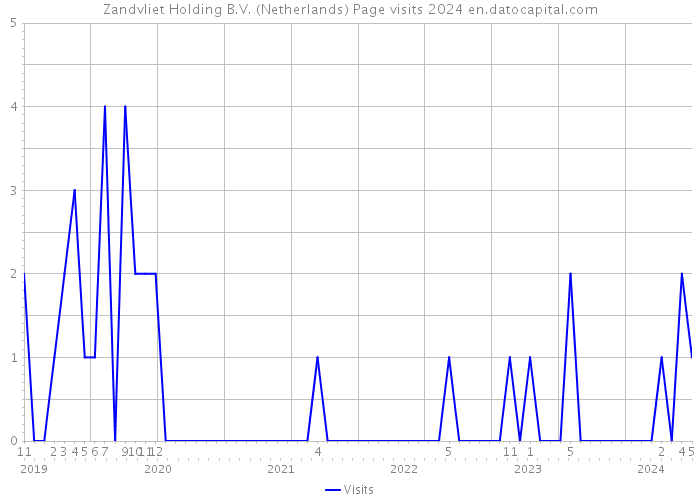 Zandvliet Holding B.V. (Netherlands) Page visits 2024 