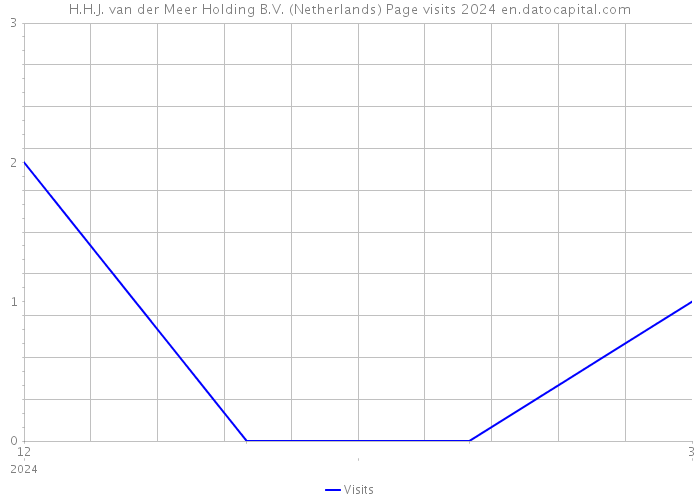 H.H.J. van der Meer Holding B.V. (Netherlands) Page visits 2024 