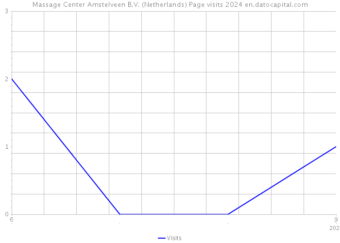 Massage Center Amstelveen B.V. (Netherlands) Page visits 2024 