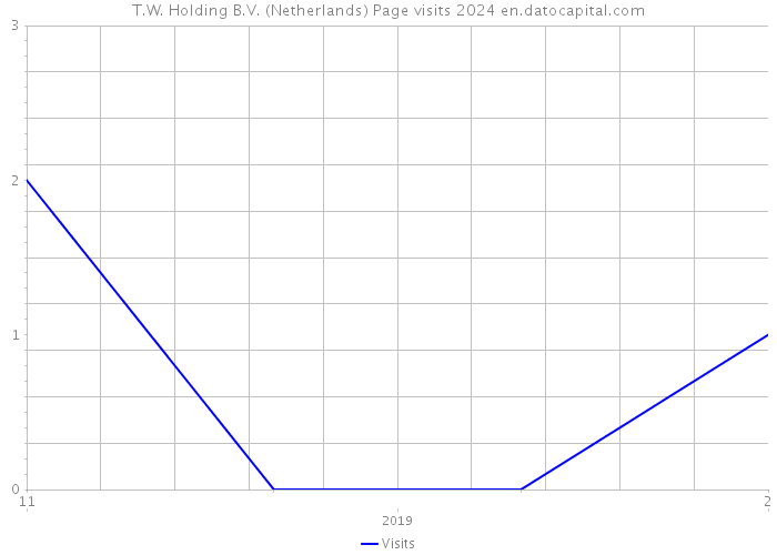 T.W. Holding B.V. (Netherlands) Page visits 2024 