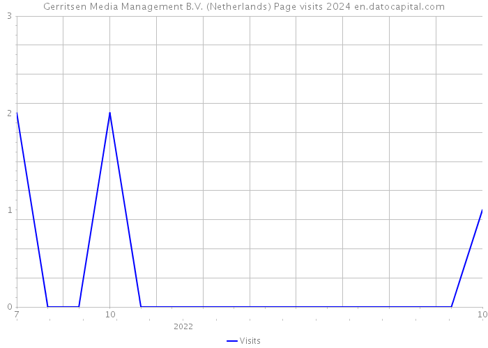 Gerritsen Media Management B.V. (Netherlands) Page visits 2024 