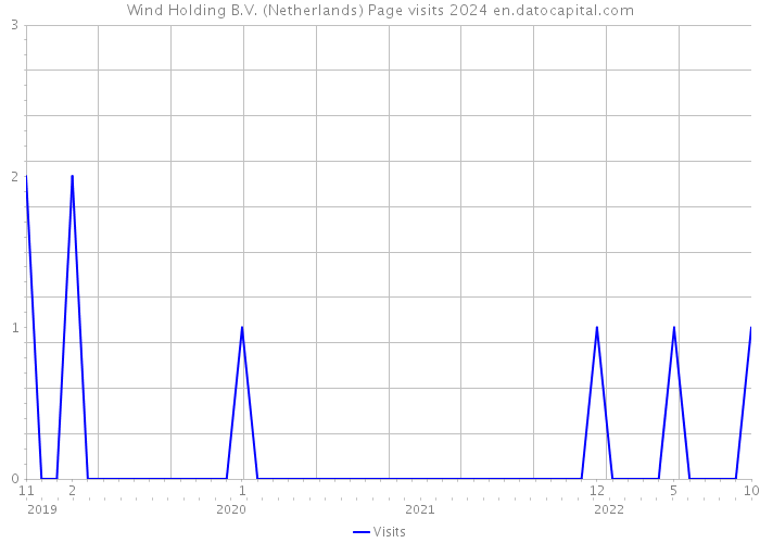 Wind Holding B.V. (Netherlands) Page visits 2024 