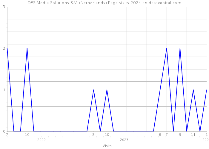 DFS Media Solutions B.V. (Netherlands) Page visits 2024 