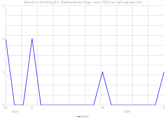 Selectron Holding B.V. (Netherlands) Page visits 2024 