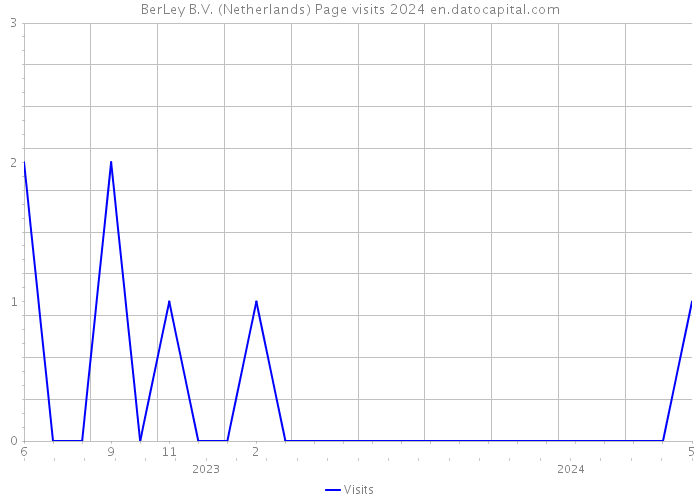 BerLey B.V. (Netherlands) Page visits 2024 