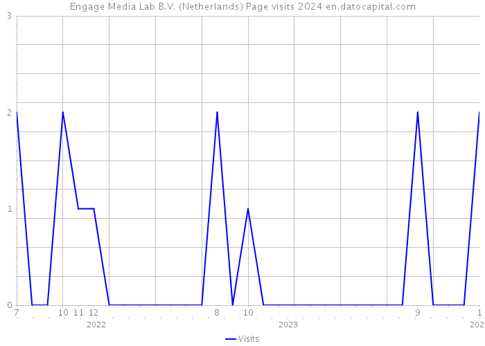 Engage Media Lab B.V. (Netherlands) Page visits 2024 