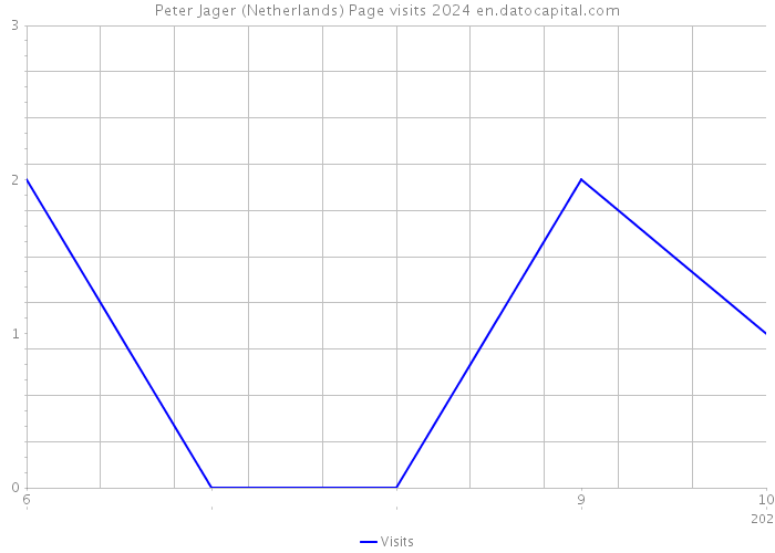 Peter Jager (Netherlands) Page visits 2024 