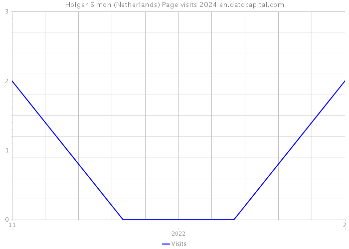 Holger Simon (Netherlands) Page visits 2024 