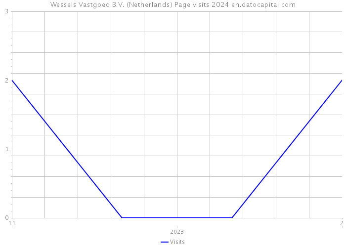 Wessels Vastgoed B.V. (Netherlands) Page visits 2024 