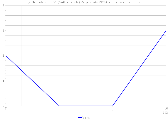 JoNe Holding B.V. (Netherlands) Page visits 2024 