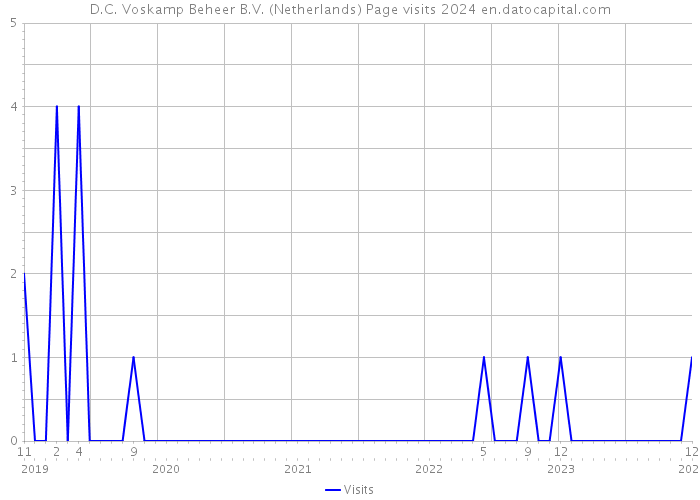 D.C. Voskamp Beheer B.V. (Netherlands) Page visits 2024 