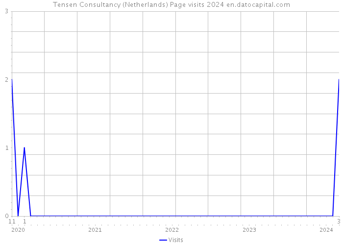 Tensen Consultancy (Netherlands) Page visits 2024 
