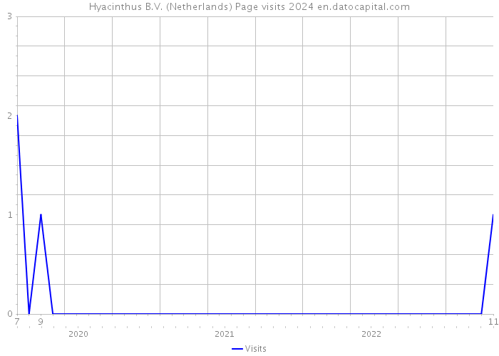 Hyacinthus B.V. (Netherlands) Page visits 2024 
