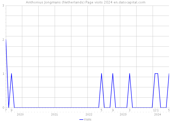 Anthonius Jongmans (Netherlands) Page visits 2024 