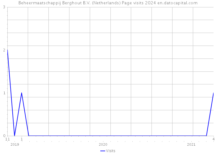 Beheermaatschappij Berghout B.V. (Netherlands) Page visits 2024 