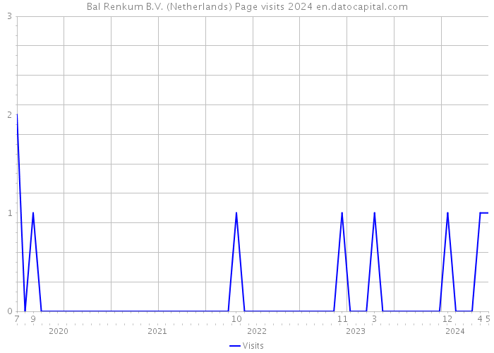 Bal Renkum B.V. (Netherlands) Page visits 2024 