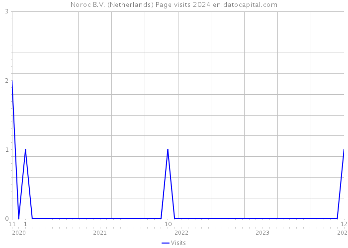 Noroc B.V. (Netherlands) Page visits 2024 