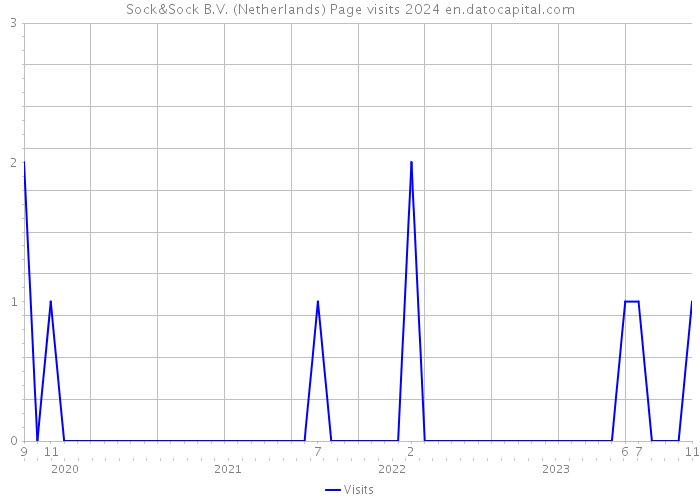Sock&Sock B.V. (Netherlands) Page visits 2024 