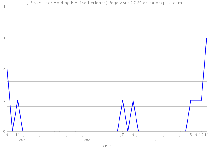 J.P. van Toor Holding B.V. (Netherlands) Page visits 2024 