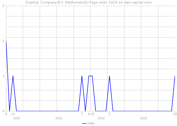 ScaleUp Company B.V. (Netherlands) Page visits 2024 