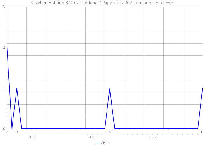 Kevelam Holding B.V. (Netherlands) Page visits 2024 