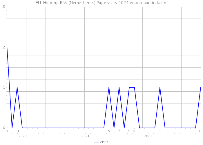 ELL Holding B.V. (Netherlands) Page visits 2024 