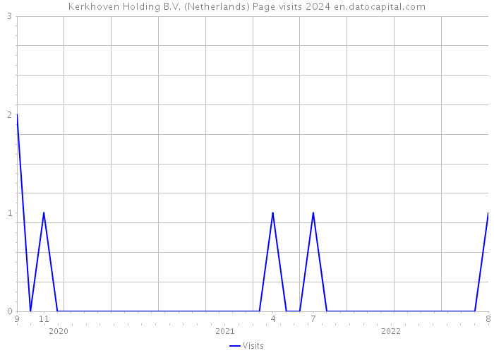 Kerkhoven Holding B.V. (Netherlands) Page visits 2024 
