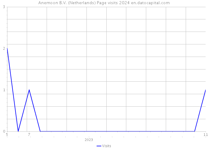 Anemoon B.V. (Netherlands) Page visits 2024 