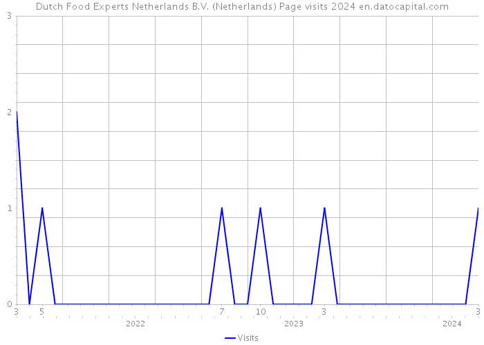 Dutch Food Experts Netherlands B.V. (Netherlands) Page visits 2024 