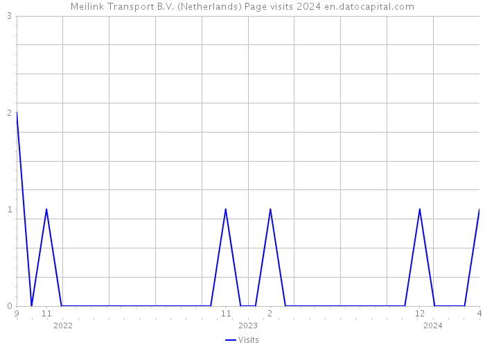 Meilink Transport B.V. (Netherlands) Page visits 2024 