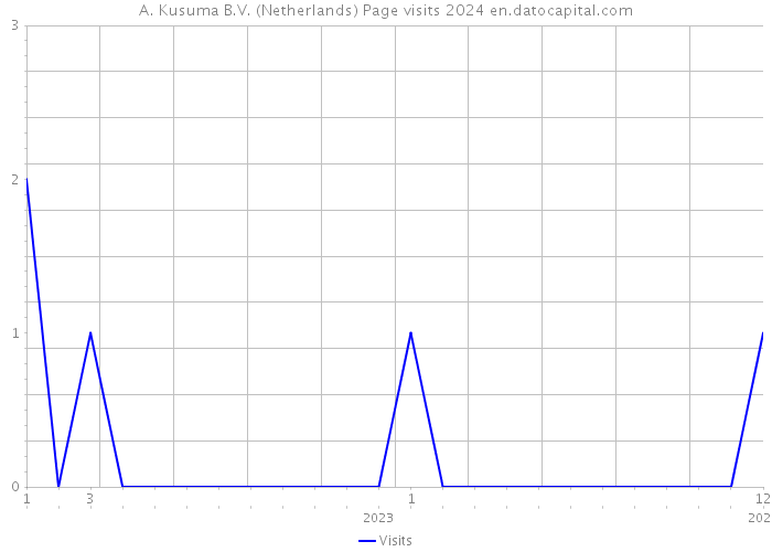 A. Kusuma B.V. (Netherlands) Page visits 2024 