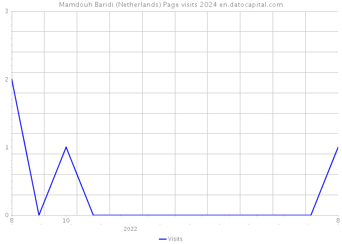 Mamdouh Baridi (Netherlands) Page visits 2024 