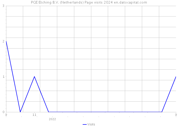 PGE Etching B.V. (Netherlands) Page visits 2024 