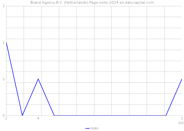 Brand Agency B.V. (Netherlands) Page visits 2024 