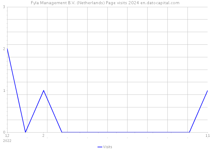 Fyla Management B.V. (Netherlands) Page visits 2024 