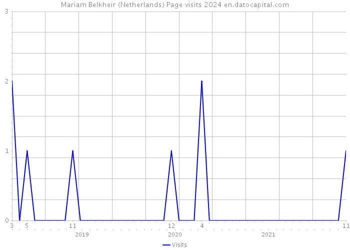 Mariam Belkheir (Netherlands) Page visits 2024 